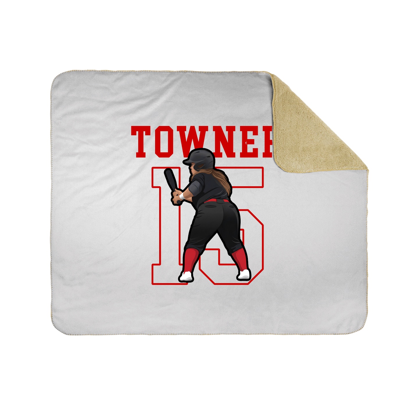 Throw Blanket — Shirsey in White