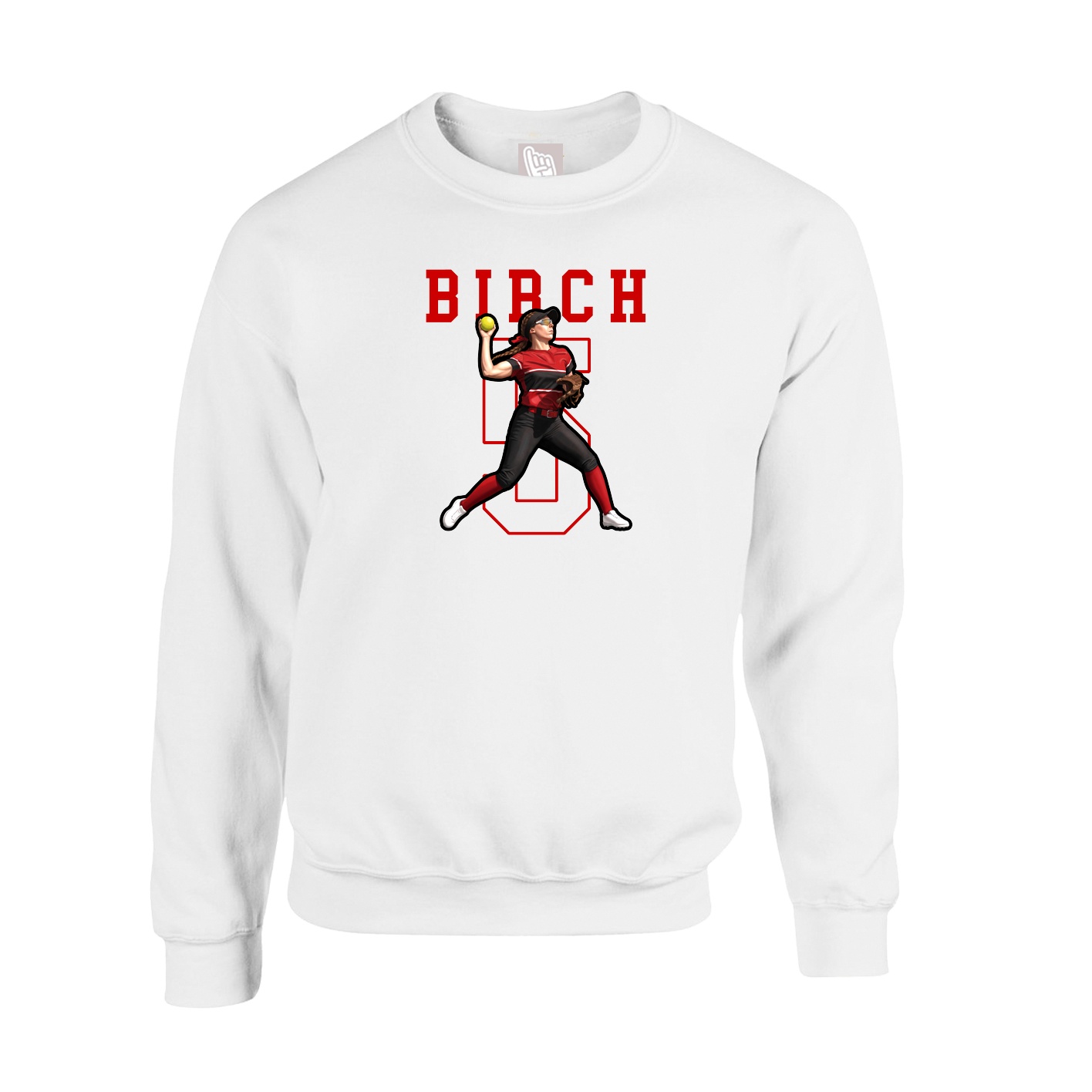Fleece Crew — Shirsey in White