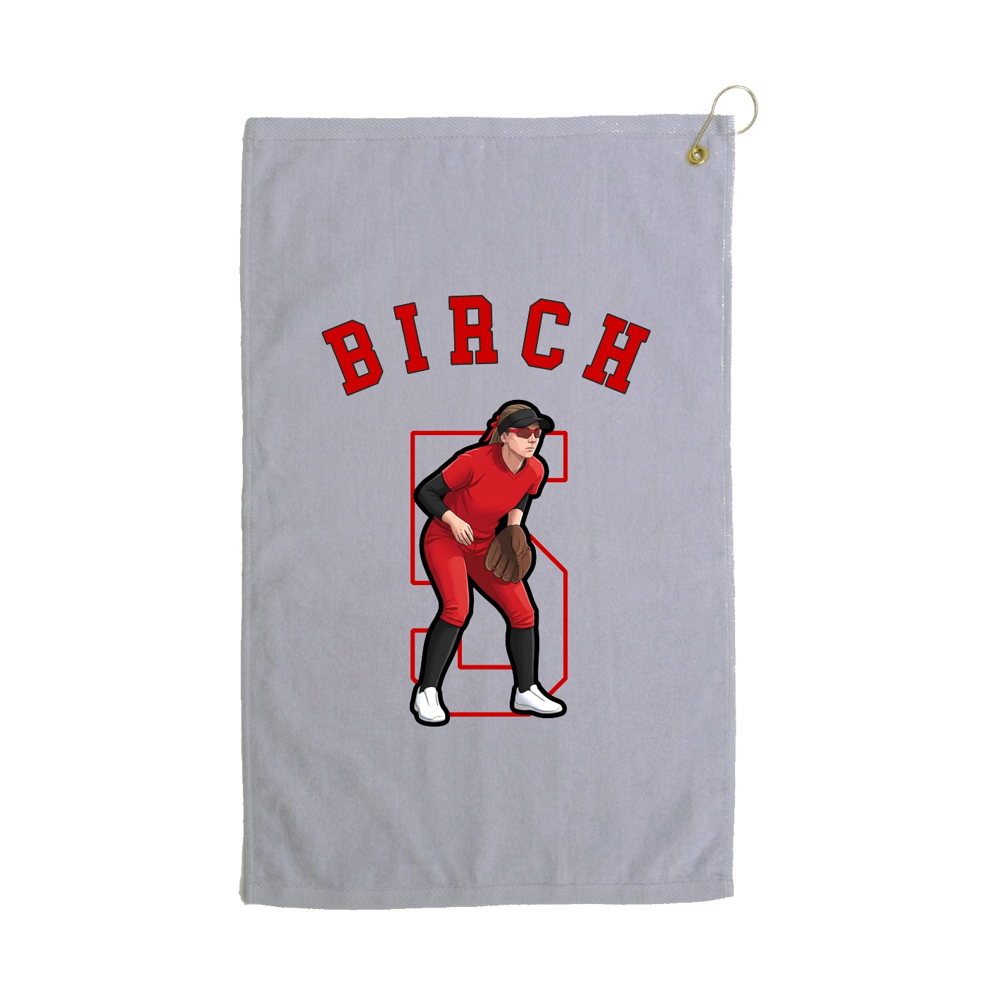 Golf Towel — Shirsey Arch in Grey