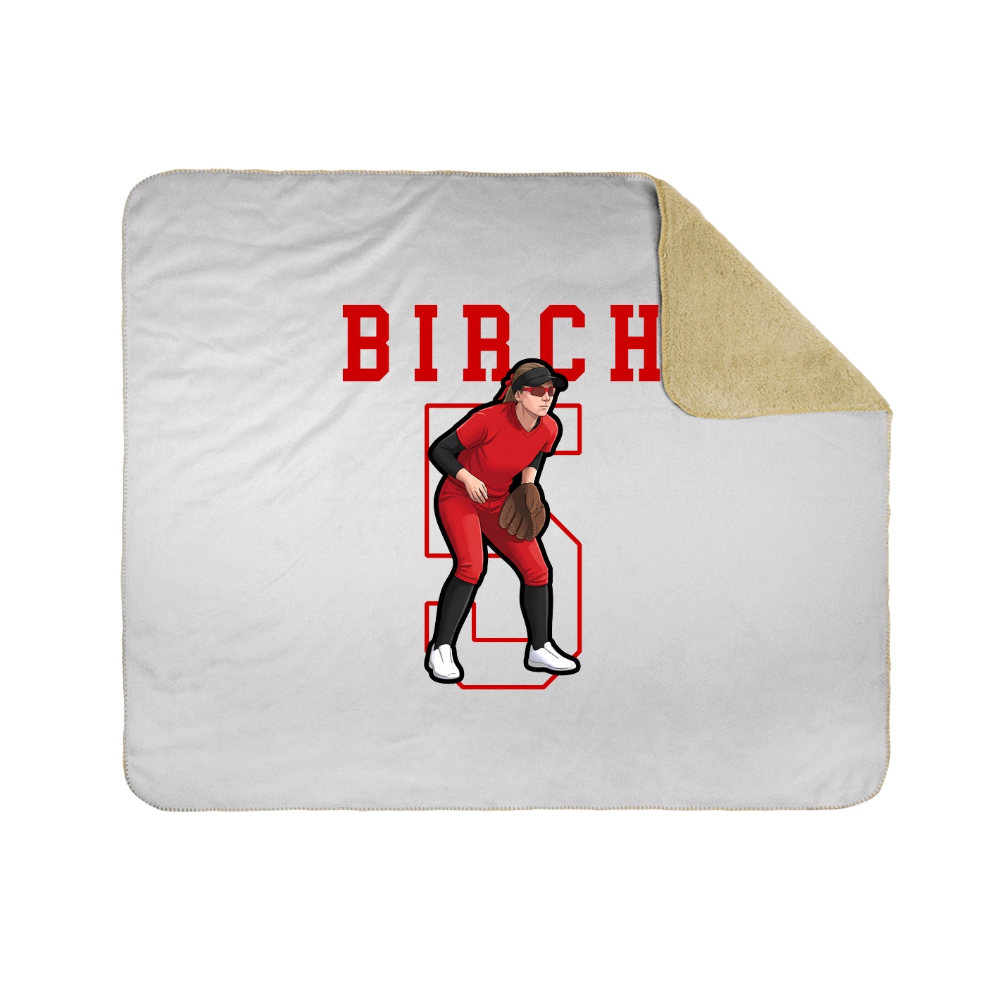 50x60 Sherpa Lined Throw Blanket