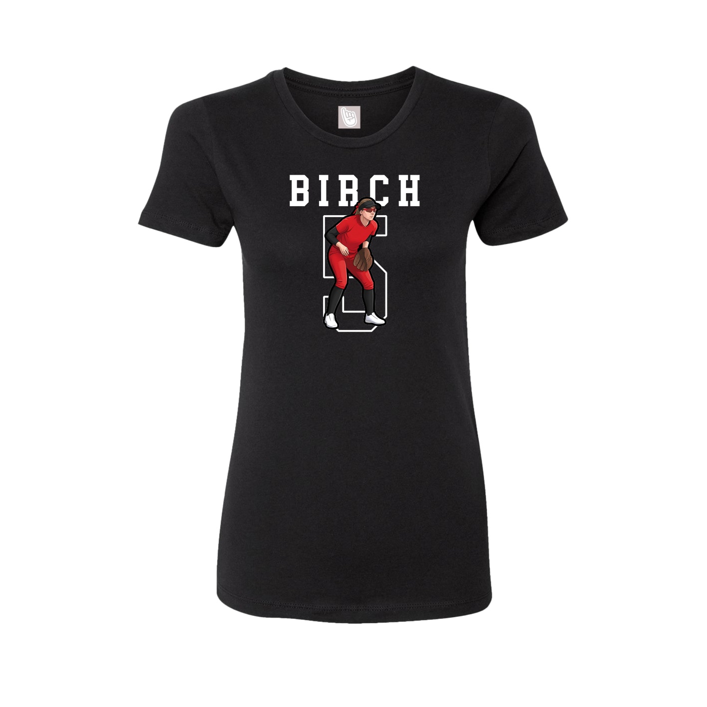 Fitted Women's Tee — Shirsey in Black