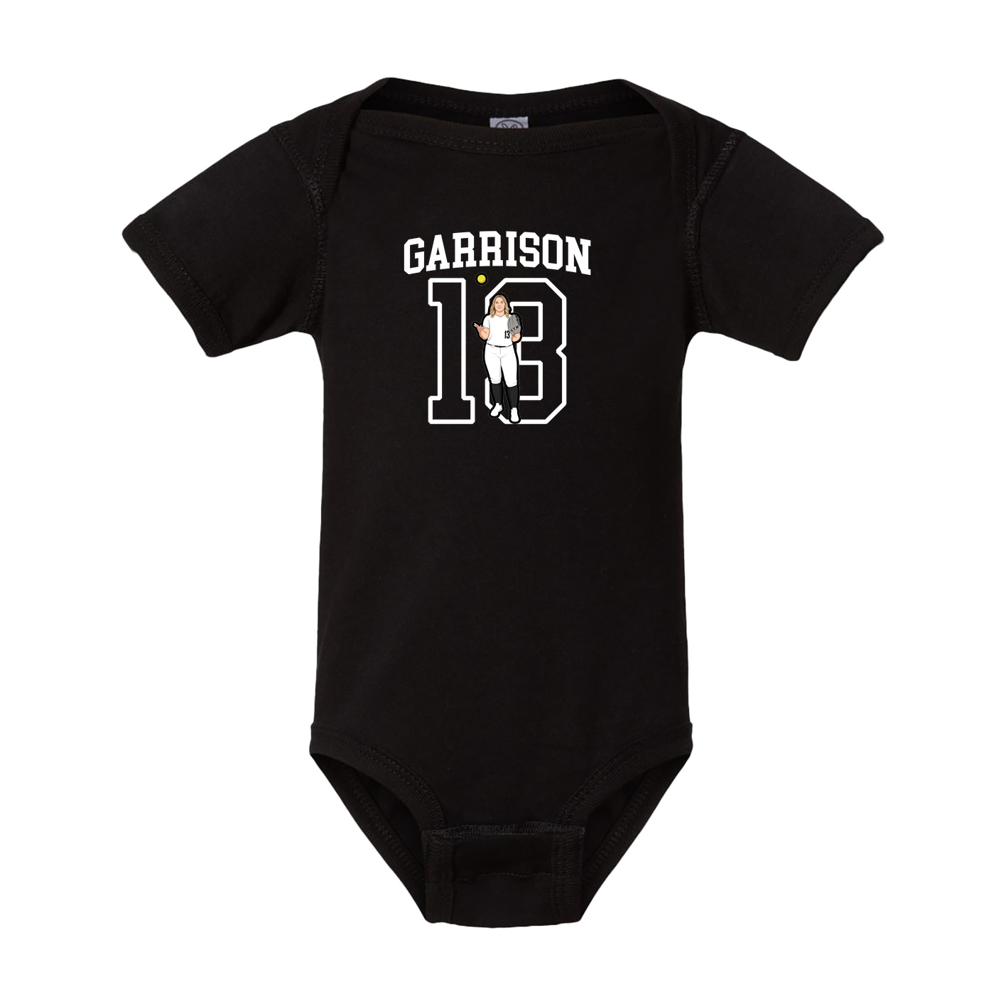 Baby Onesie — Shirsey in Black