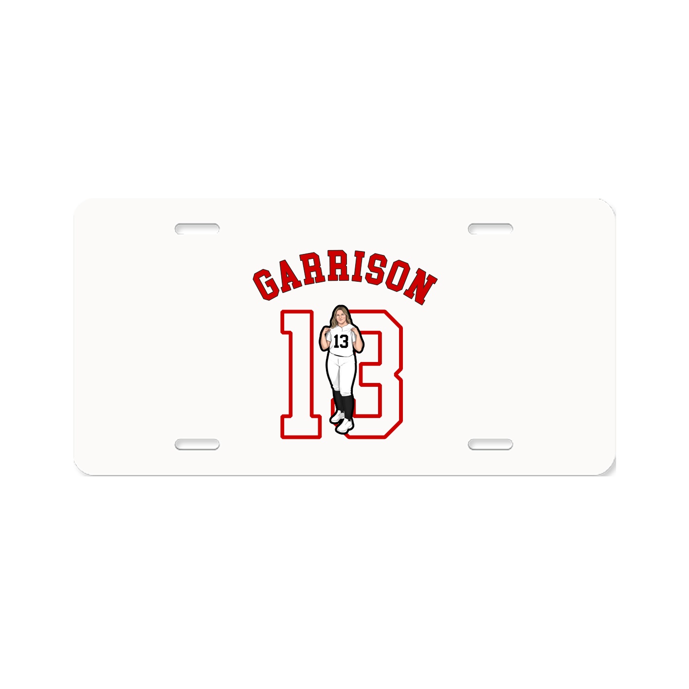 License Plate — Shirsey Arch in Classic