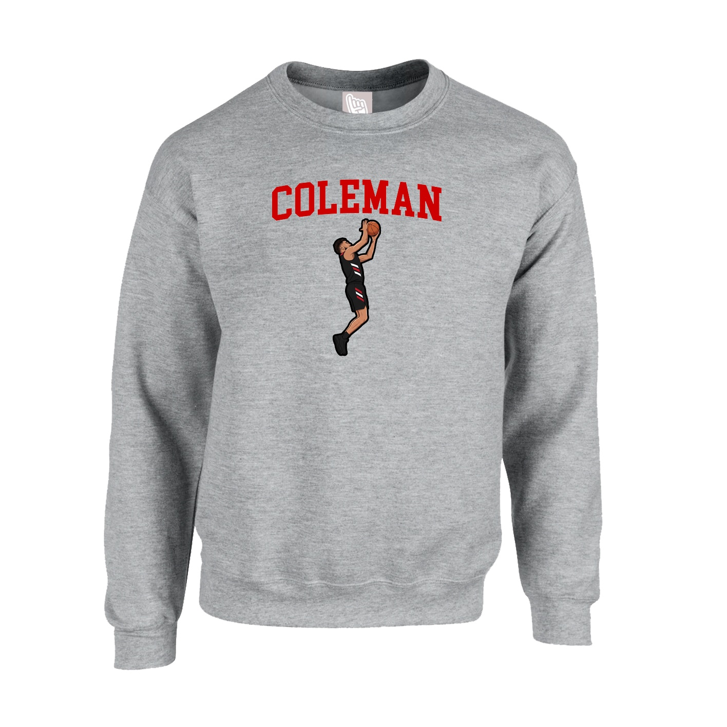 Fleece Crew — Shirsey in Grey