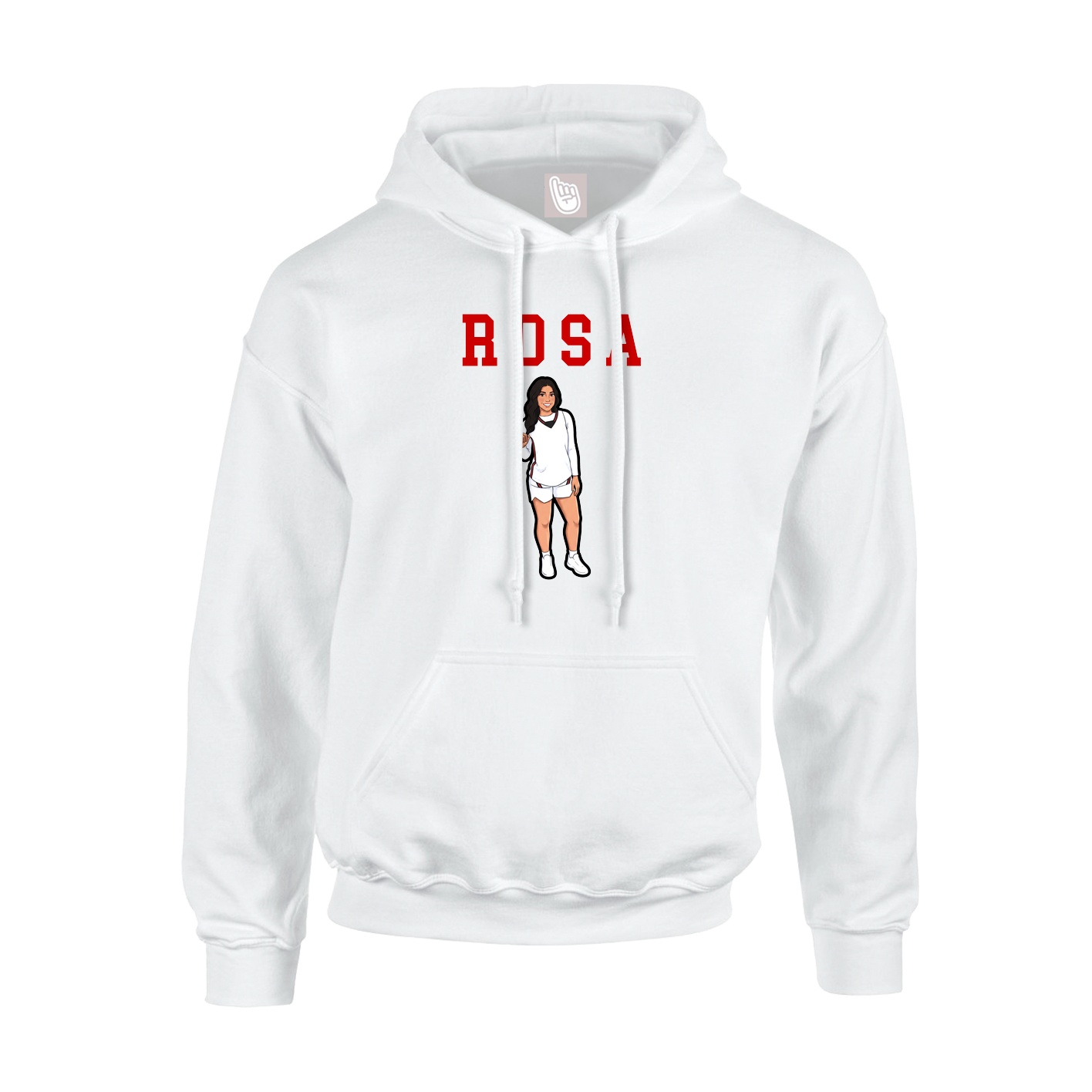 Hoodie — Shirsey in White