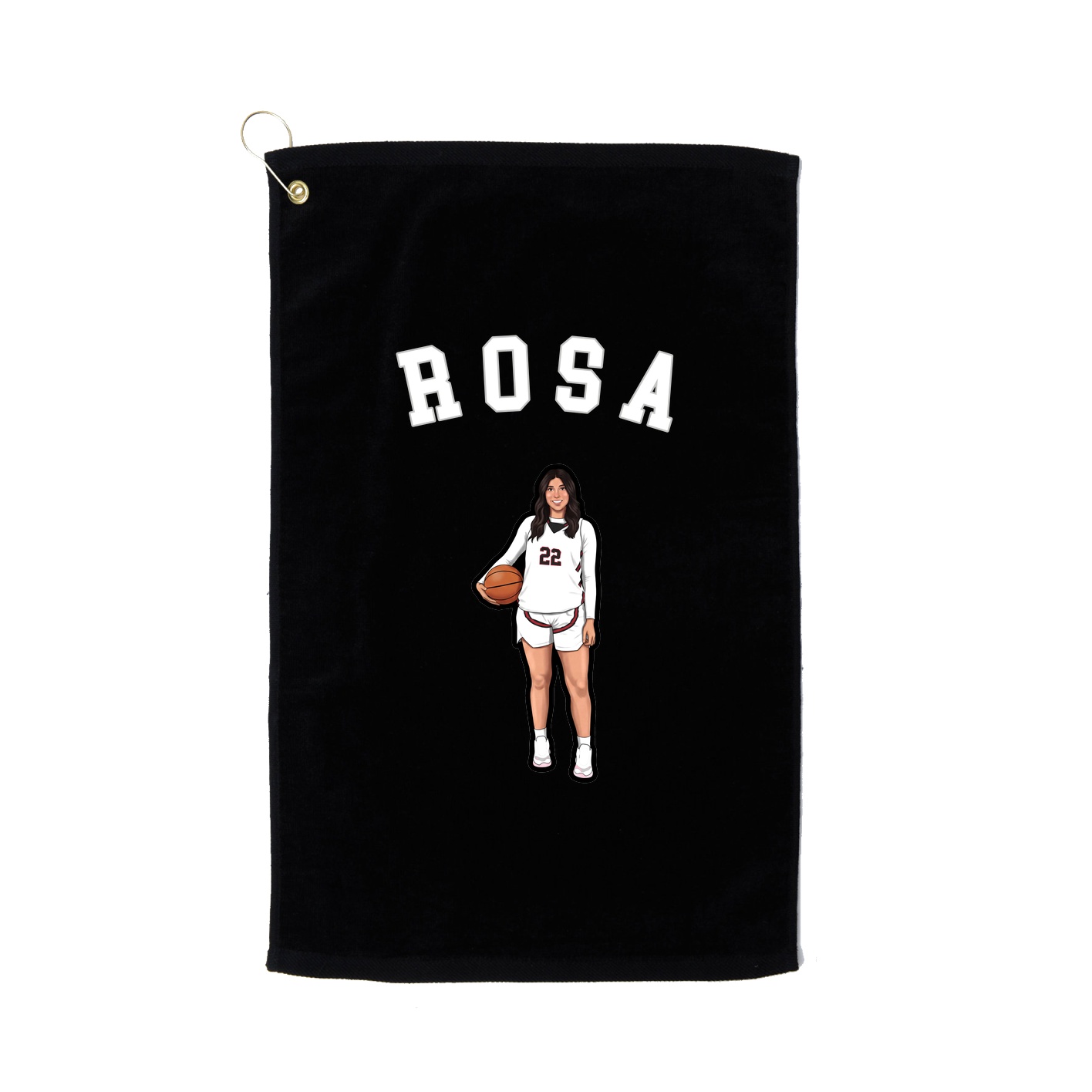 Golf Towel — Shirsey Arch in Black