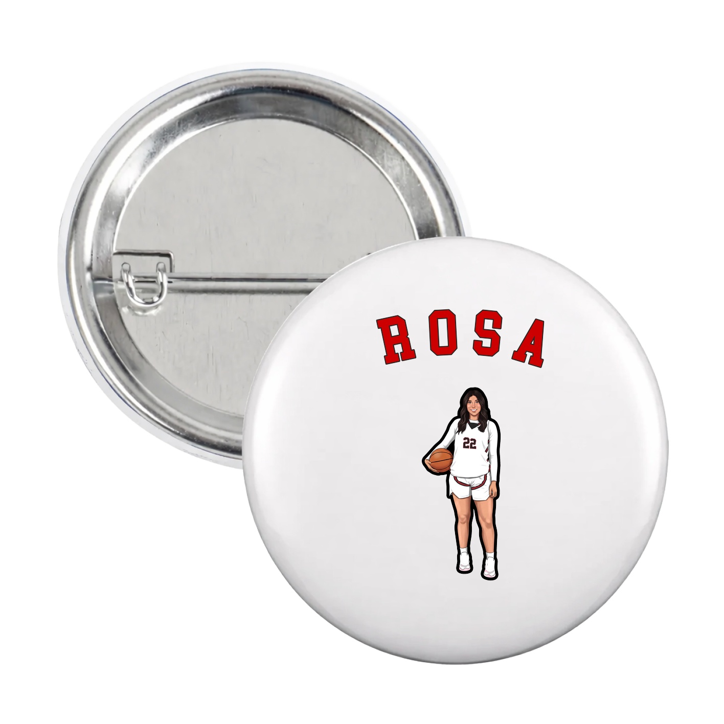 Game Day Button — Shirsey Arch in White