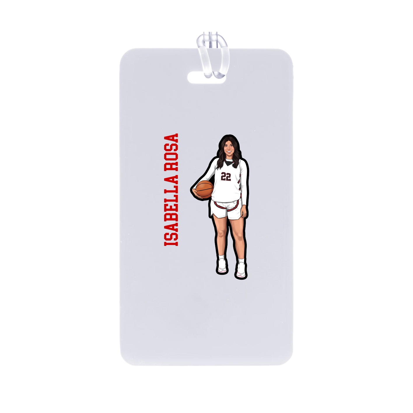 Bag Tag — Name Vertical in Classic