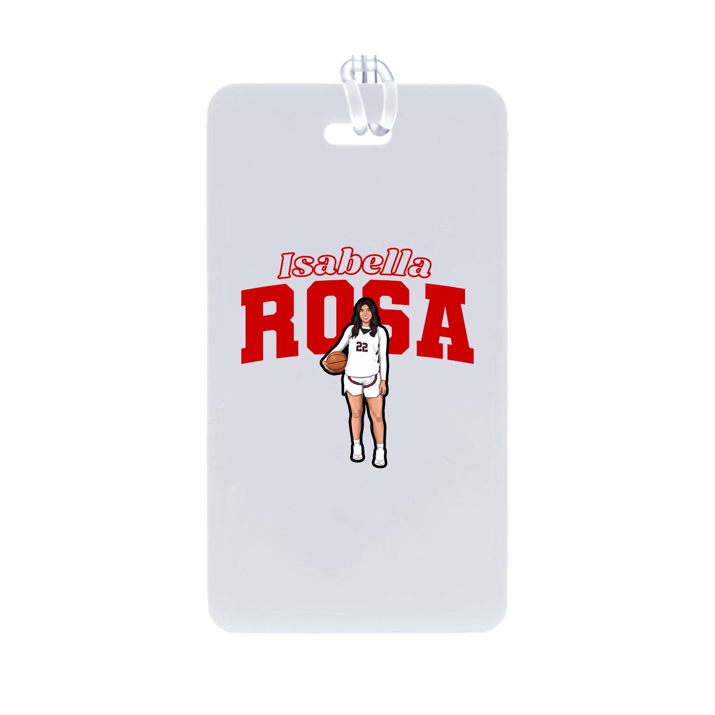 Bag Tag — Name Arch in Classic