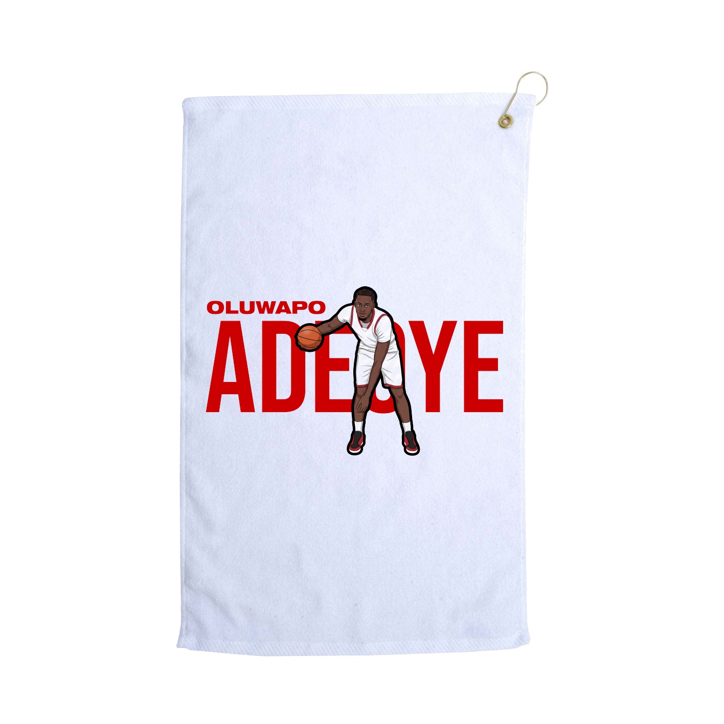 Golf Towel — Player Name in White
