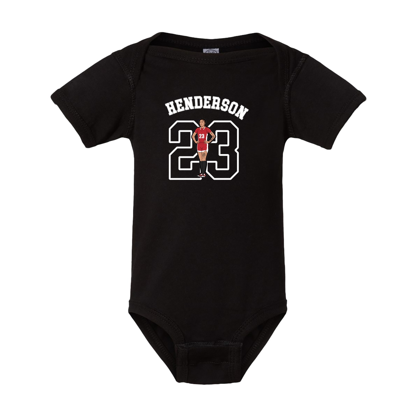 Baby Onesie — Shirsey Arch in Black