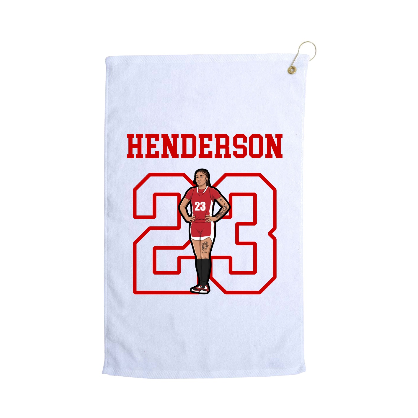 Golf Towel — Shirsey in White