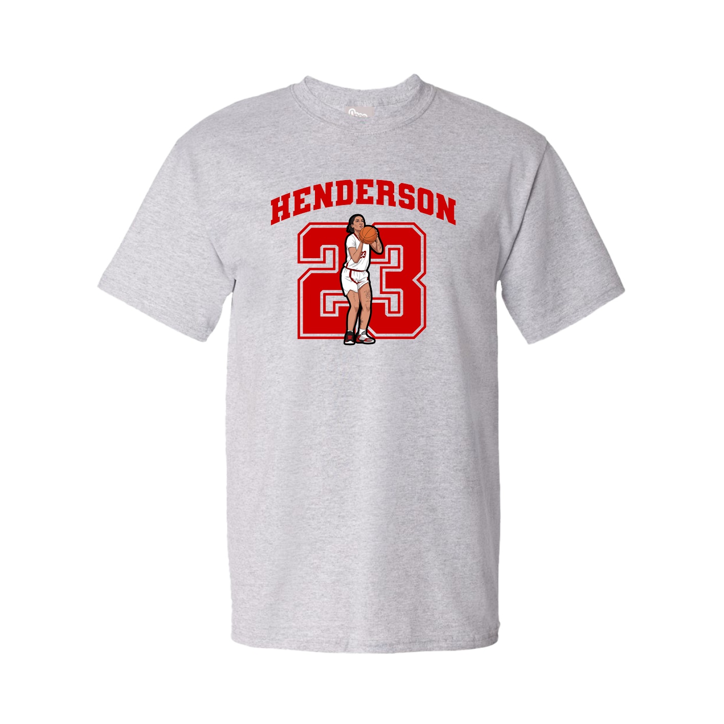 Youth Tee — Number in Grey