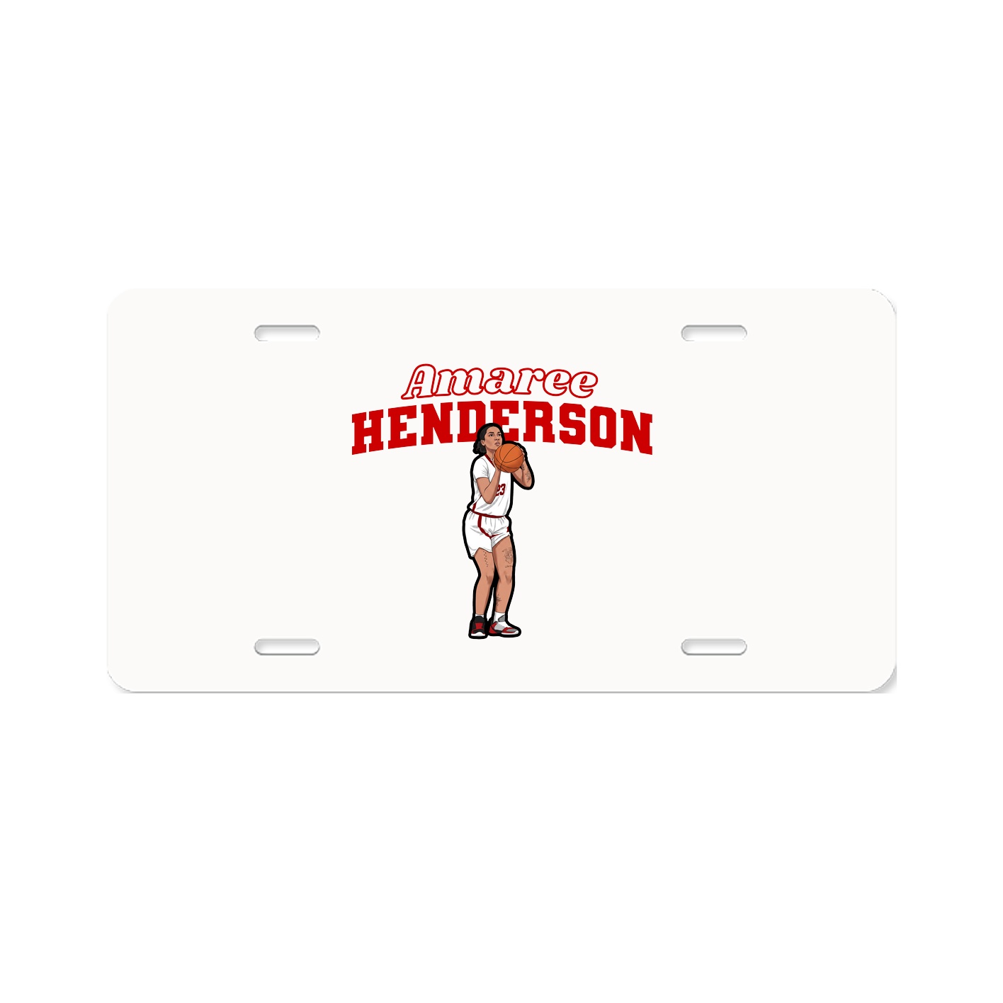 License Plate — Name Arch in Classic