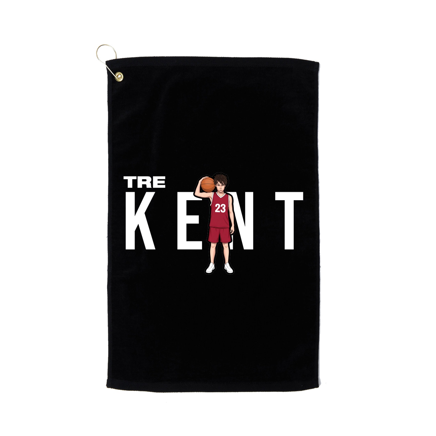 Golf Towel — Player Name in Black