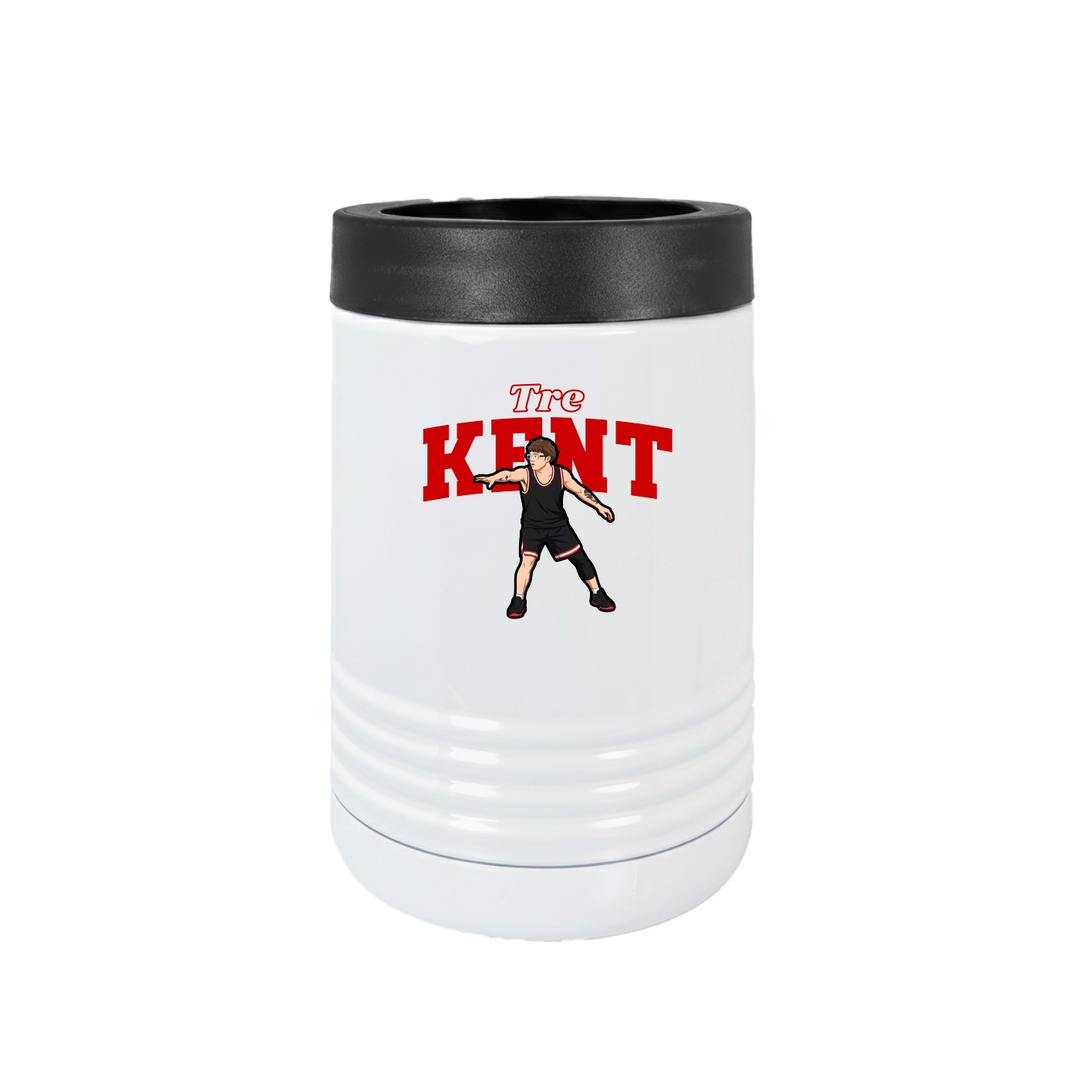 Beverage Holder — Name Arch in White