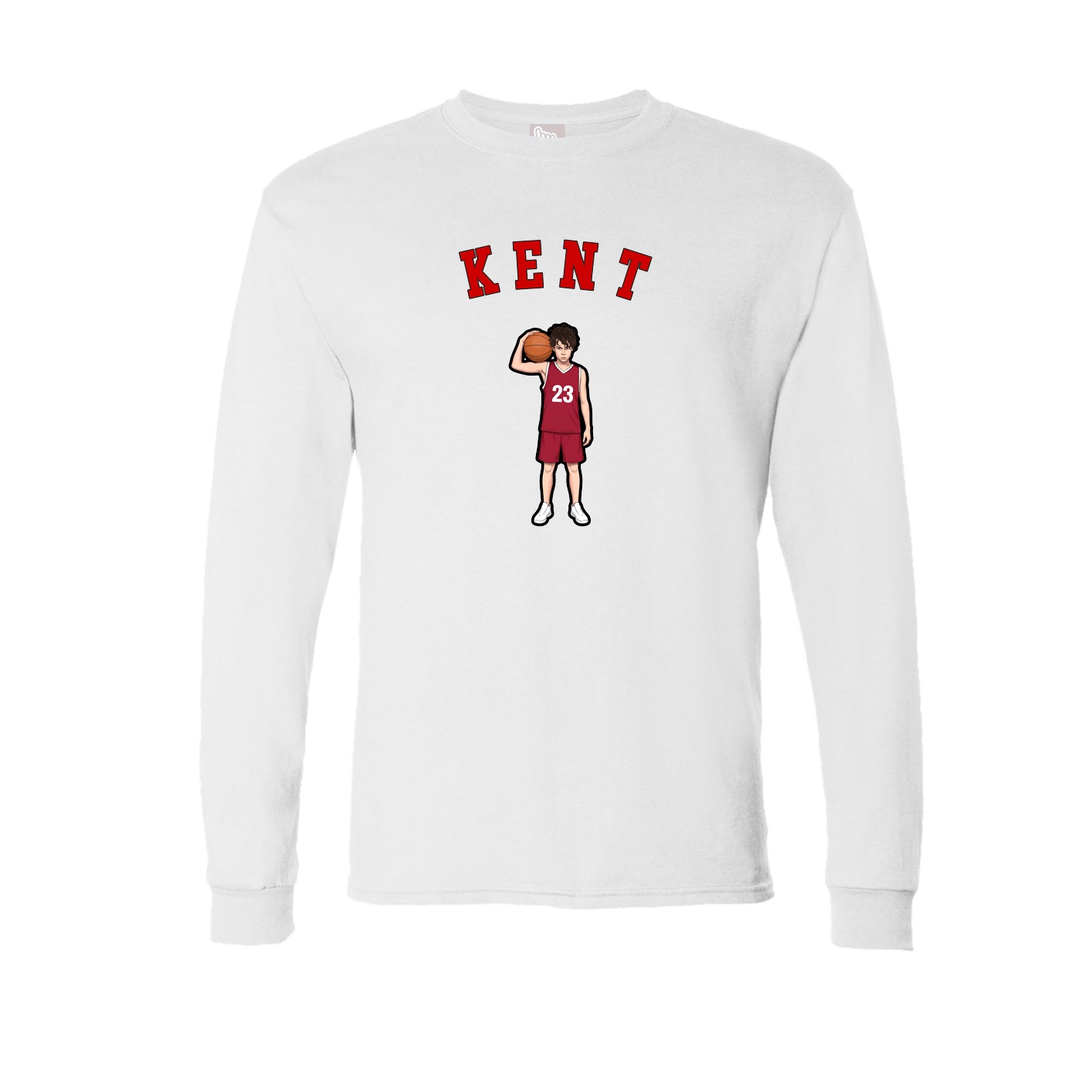 Long Sleeve Tee — Shirsey Arch in White