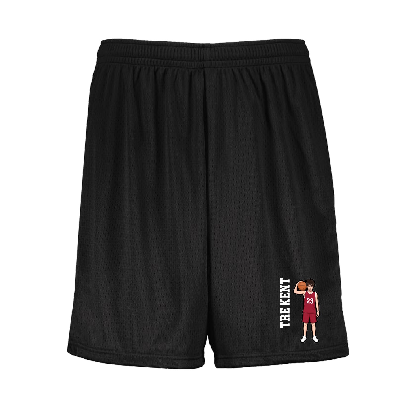 Shorts — Name Vertical in Black