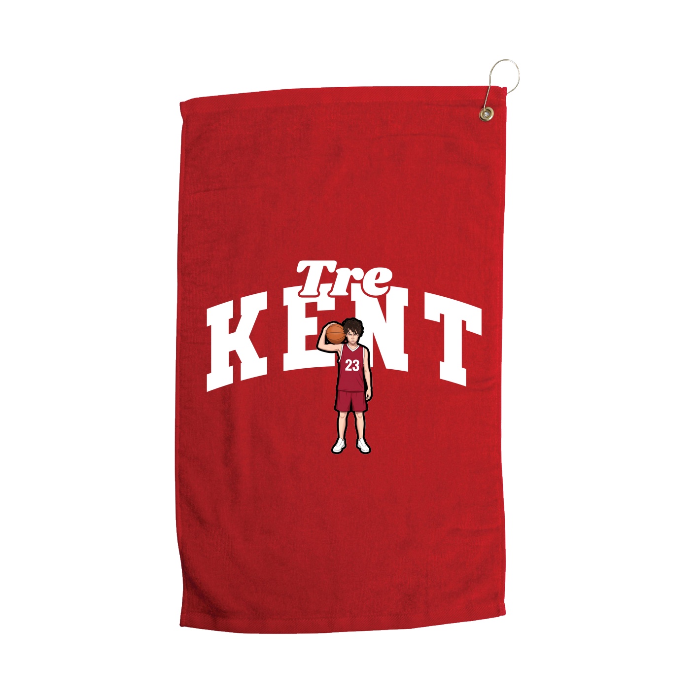 Golf Towel — Signature Arch in Red