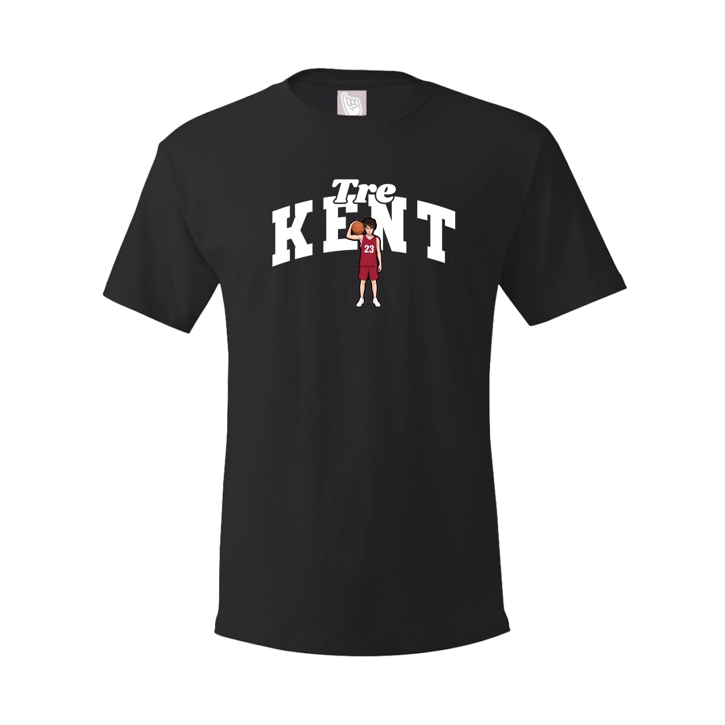 Youth Tee — Signature Arch in Black