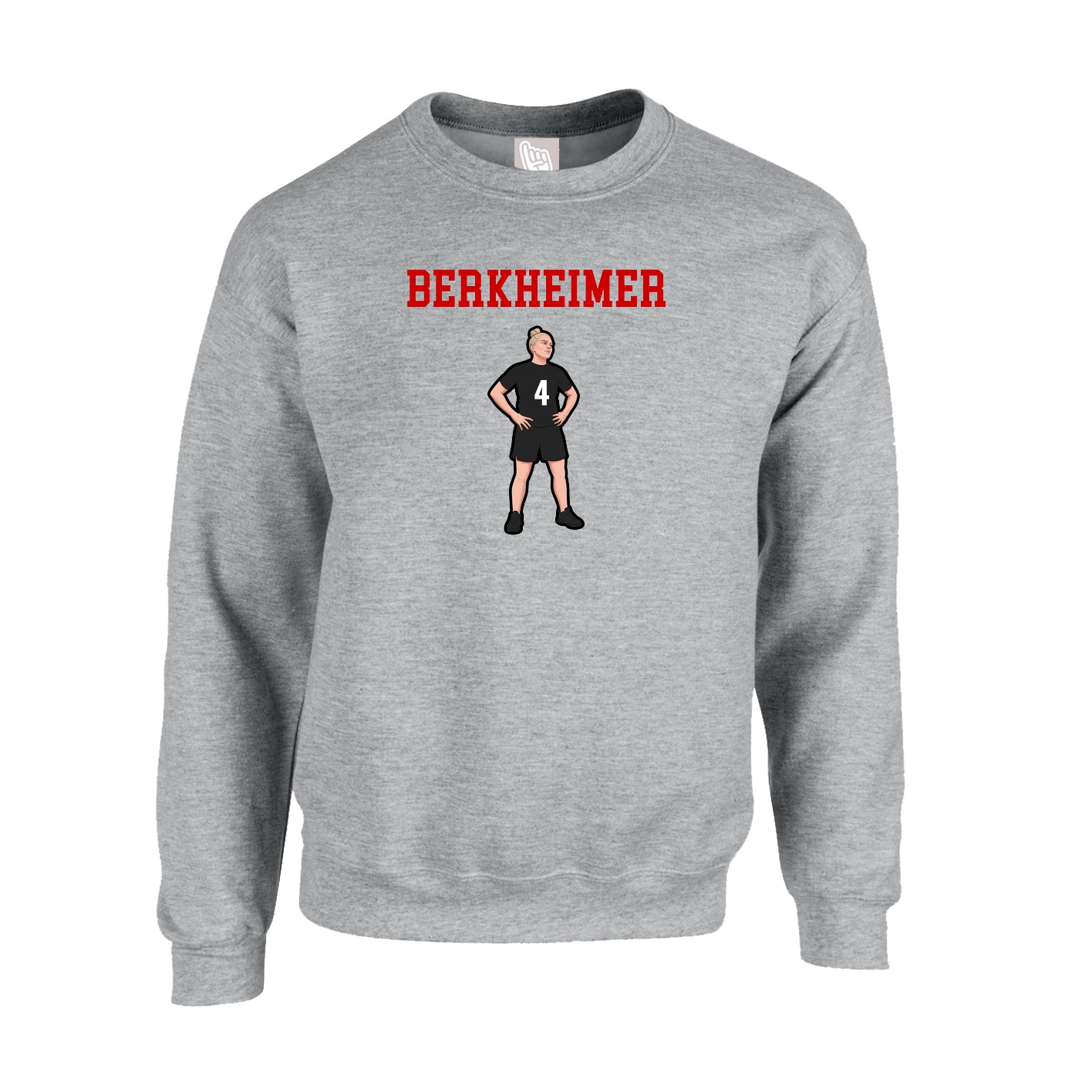 Fleece Crew — Shirsey in Grey
