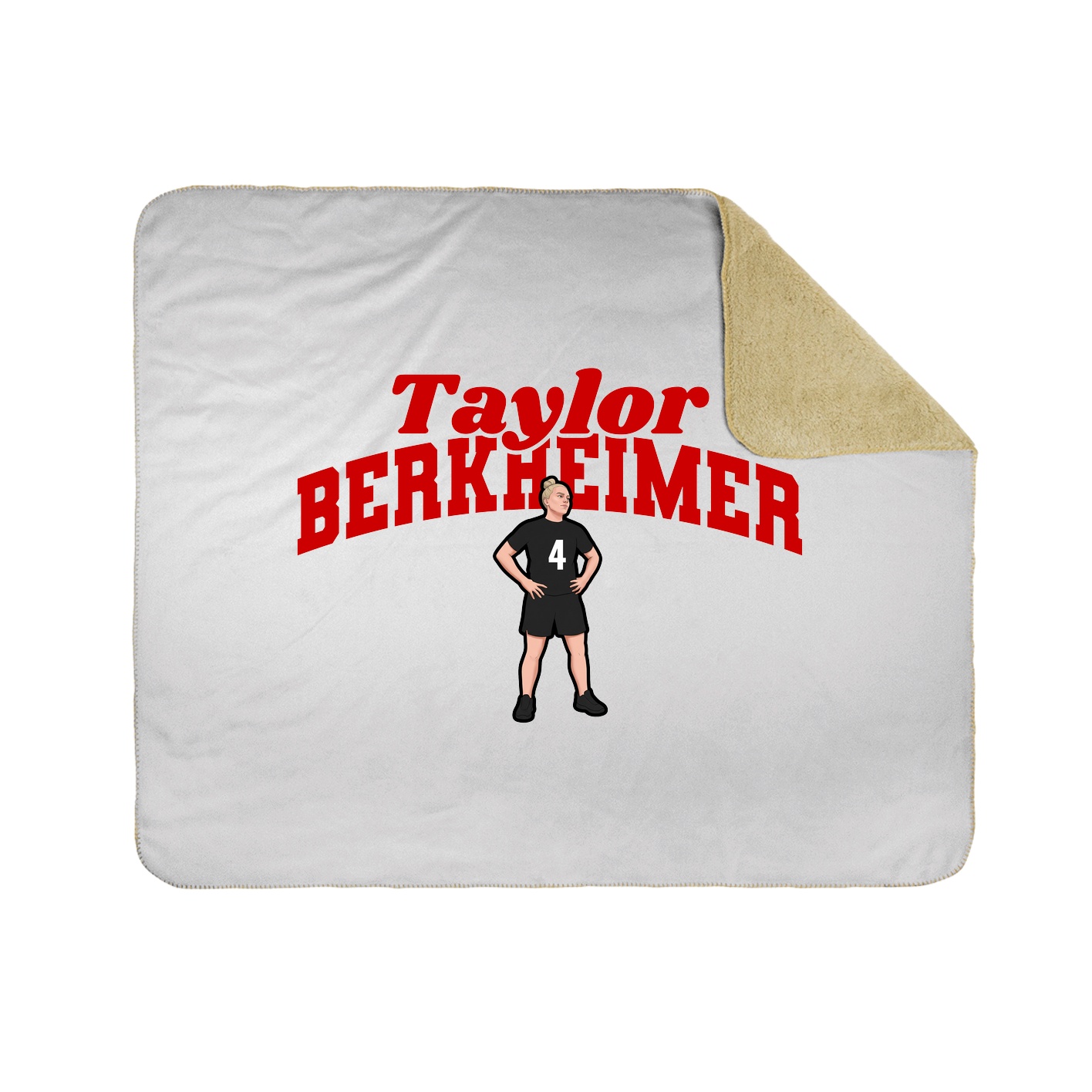 Throw Blanket — Signature Arch in White