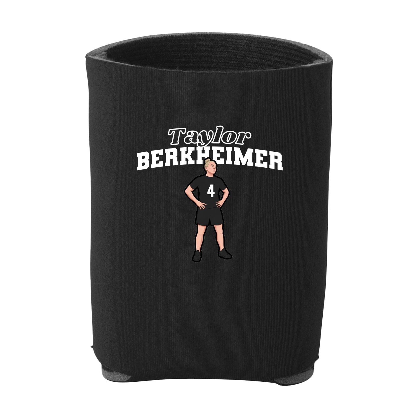 Can Holder — Name Arch in Black