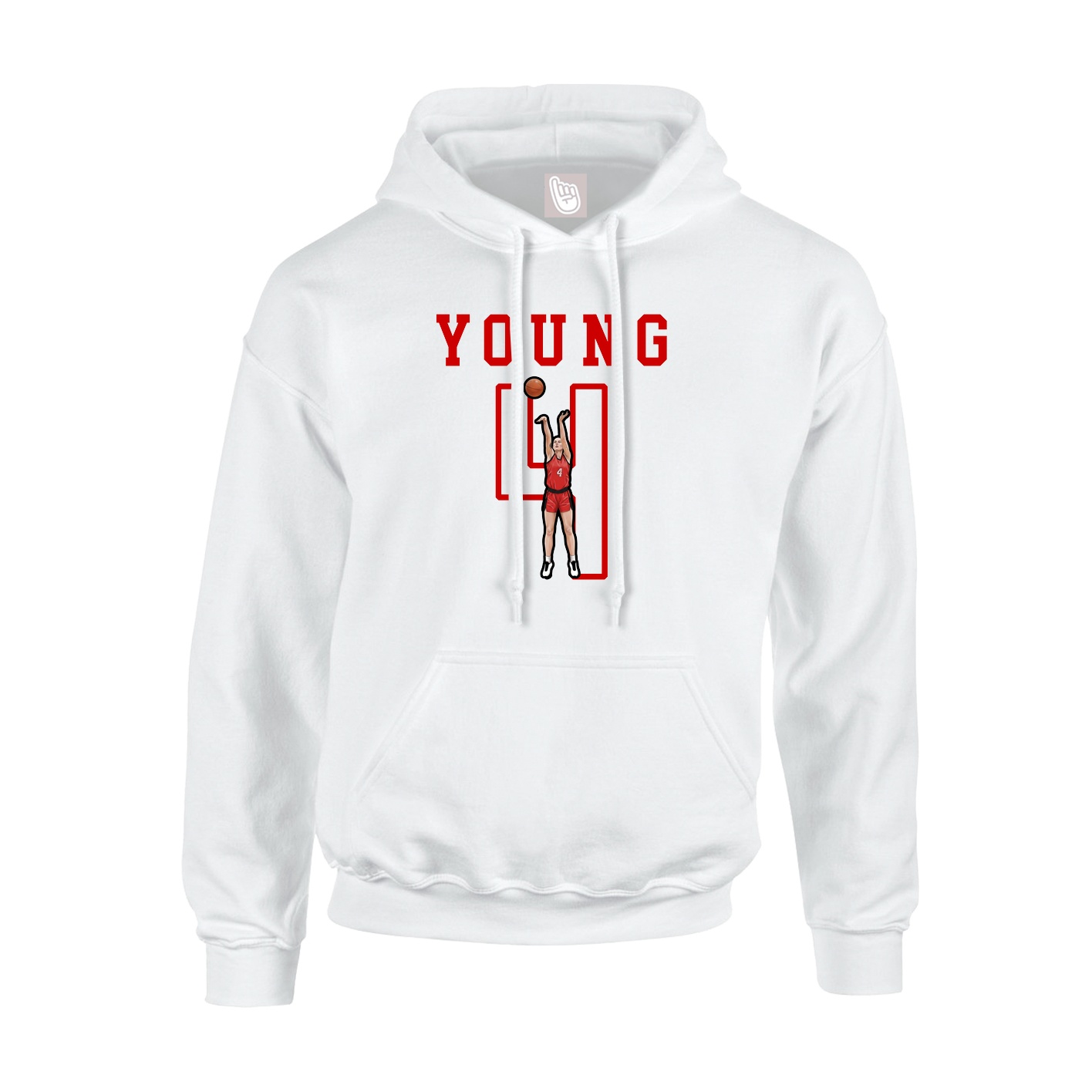 Hoodie — Shirsey in White