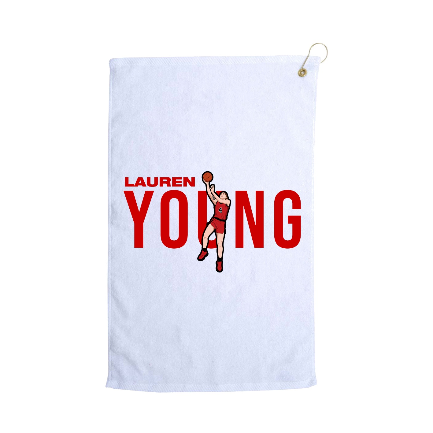 Golf Towel — Player Name in White