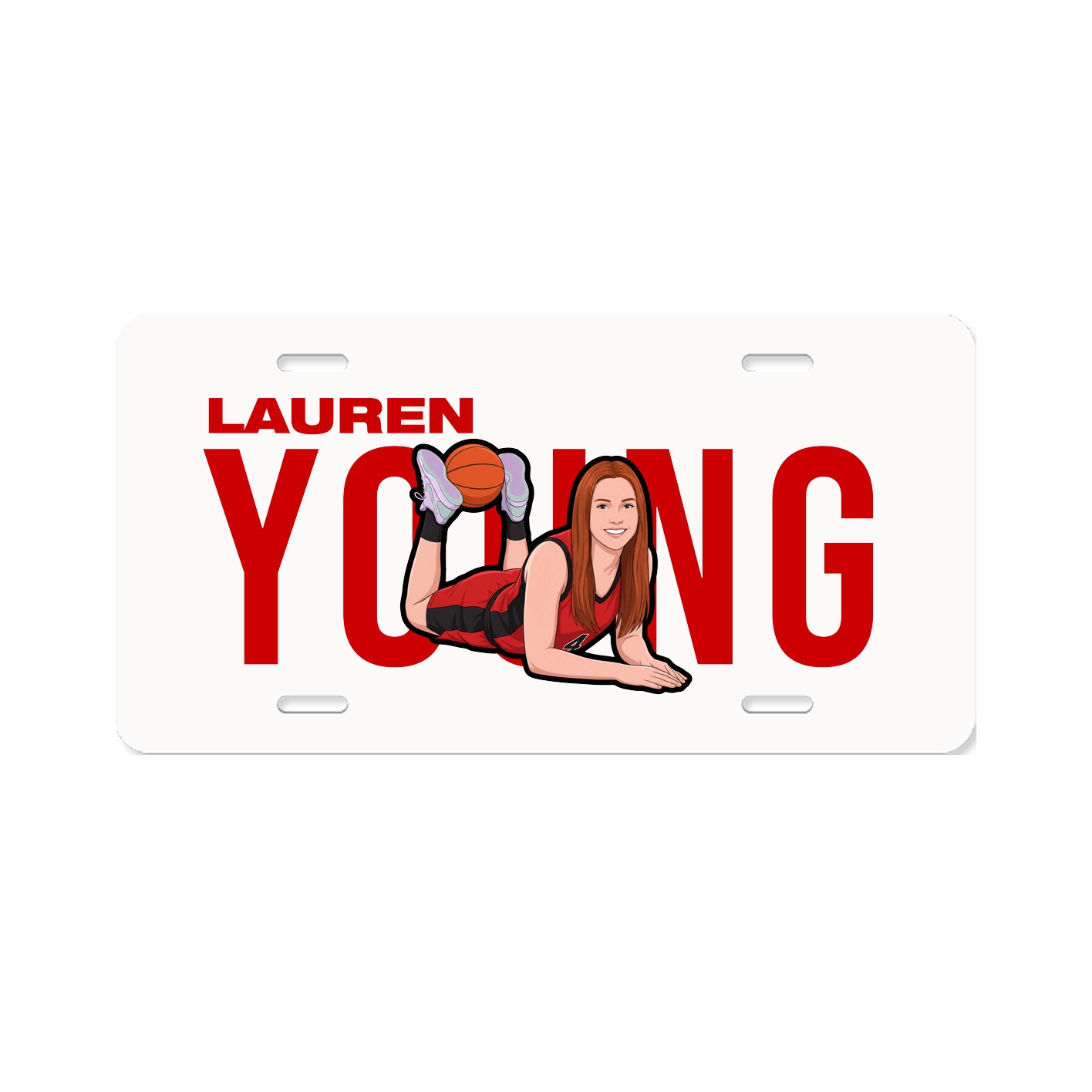 License Plate — Player Name in Classic