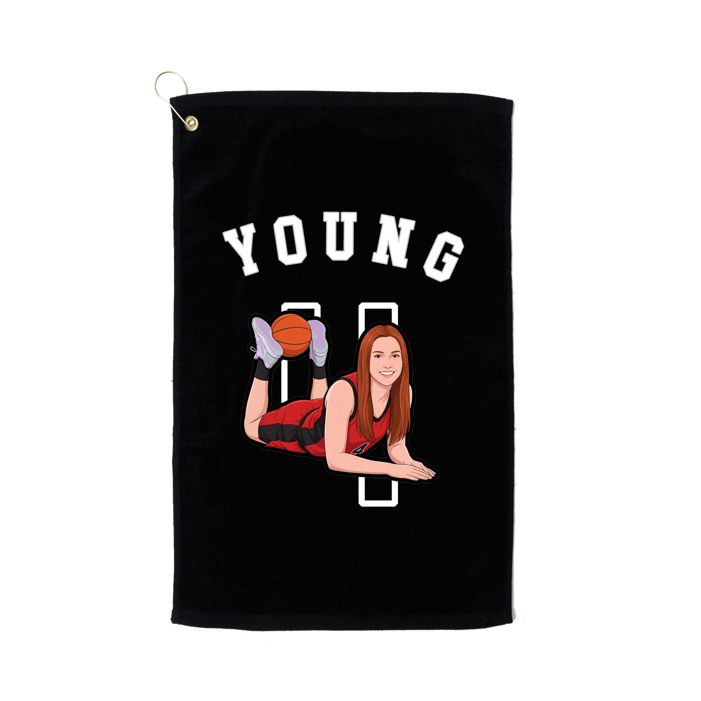 Golf Towel — Shirsey Arch in Black