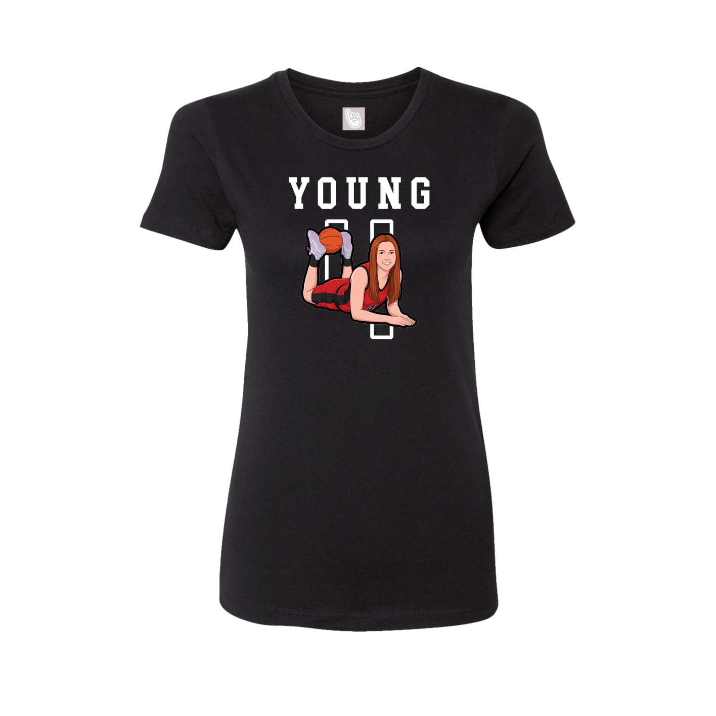 Fitted Women's Tee — Shirsey in Black