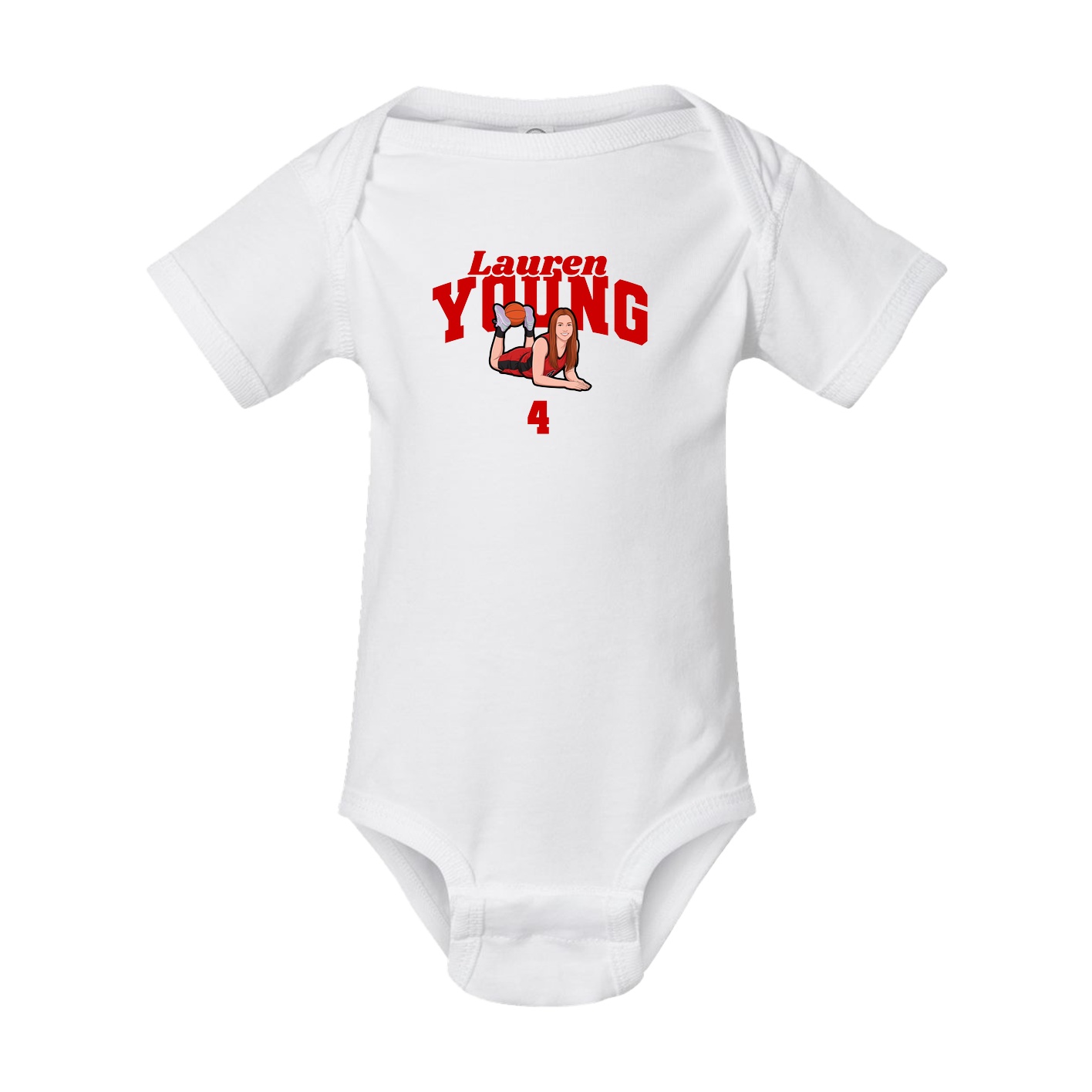 Baby Onesie — Signature Arch in White