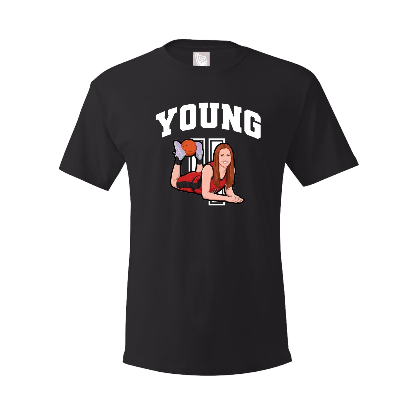 Youth Tee — Number in Black