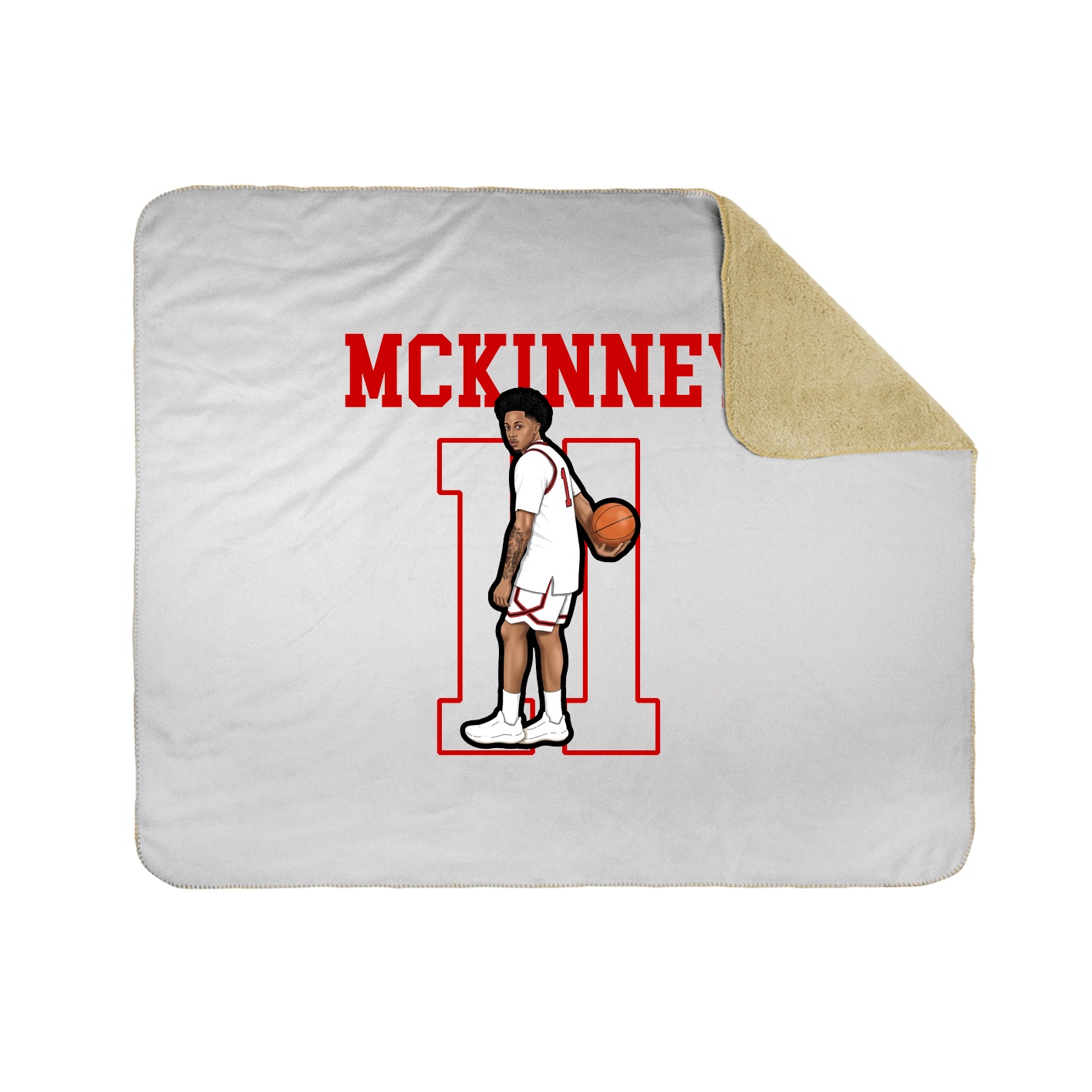 50x60 Sherpa Lined Throw Blanket