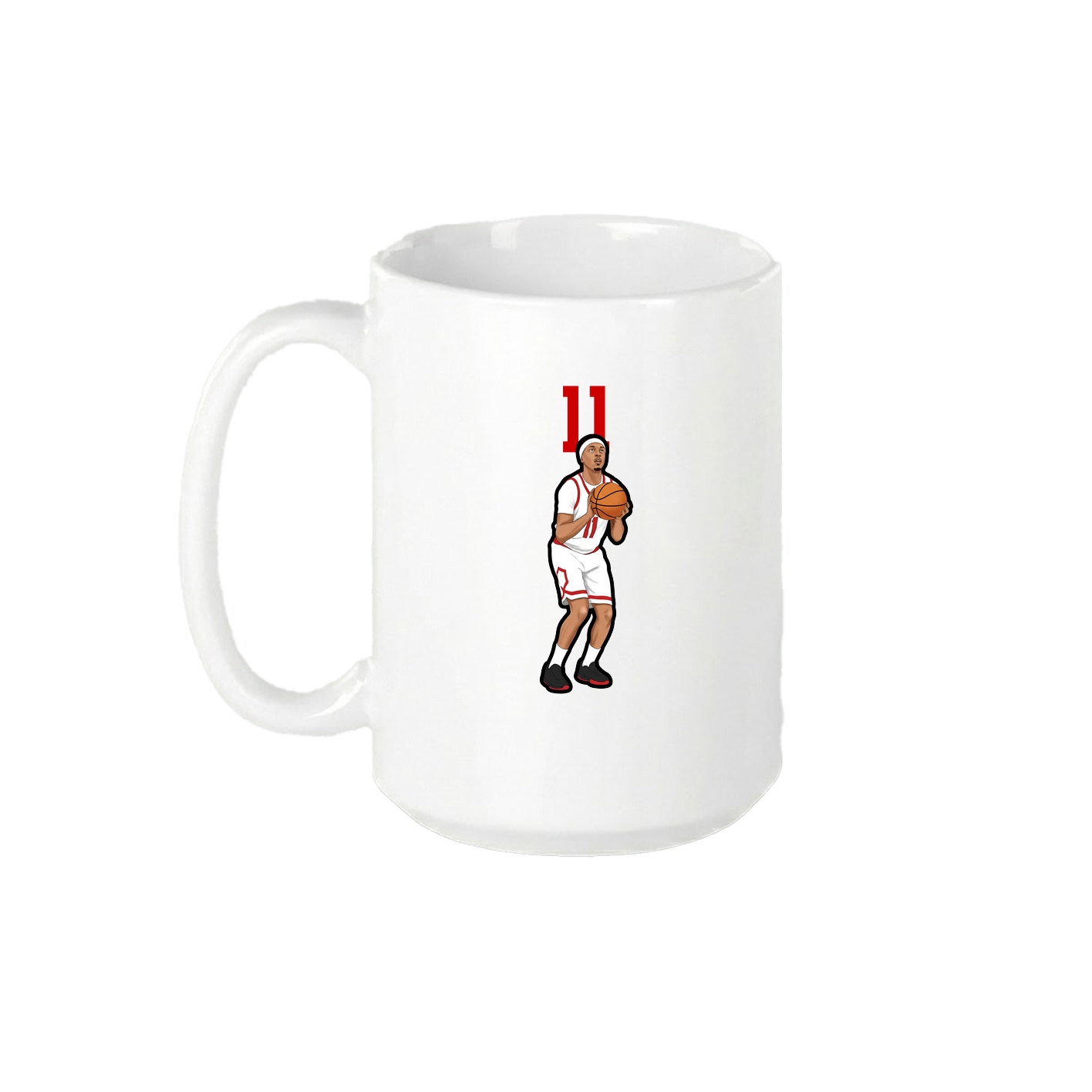 15oz Coffee Mug — Number Top in White