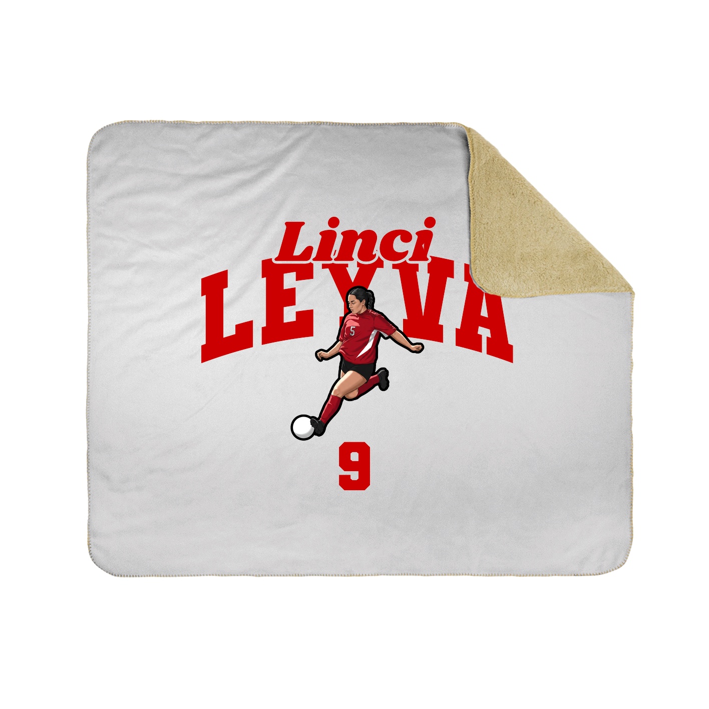 Throw Blanket — Signature Arch in White