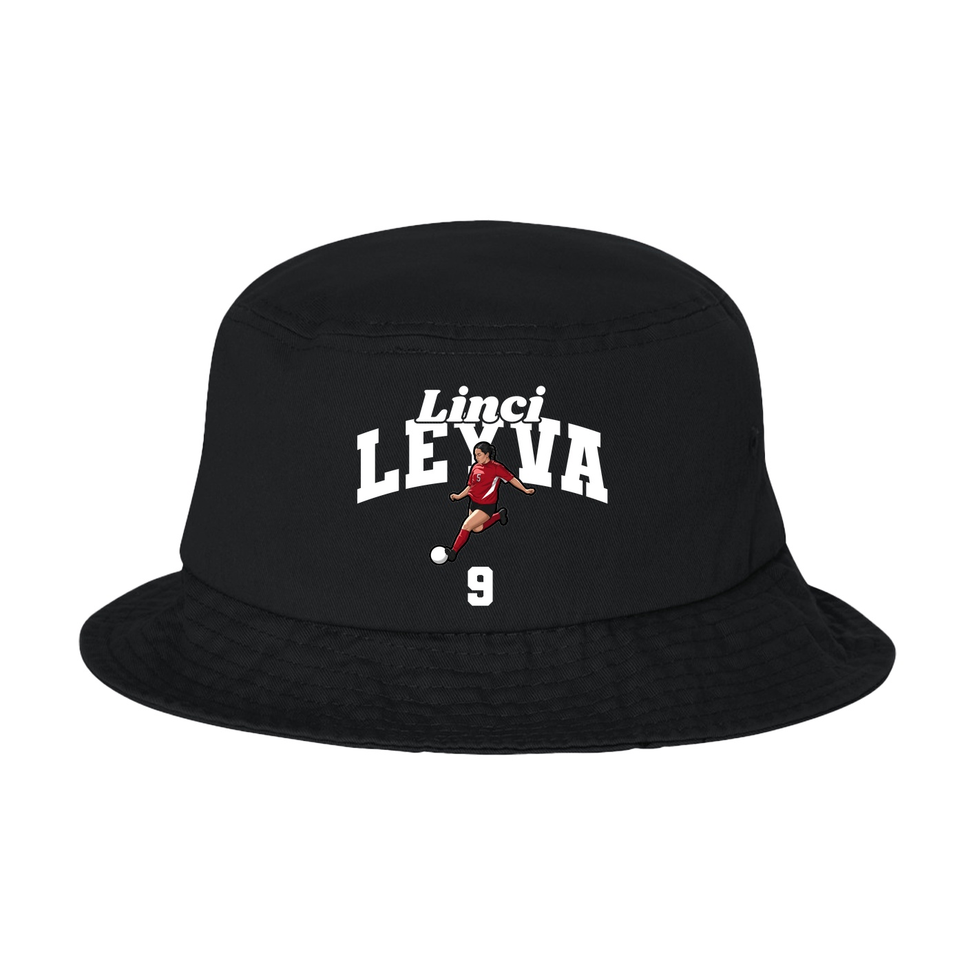 Bucket Cap — Signature Arch in Black