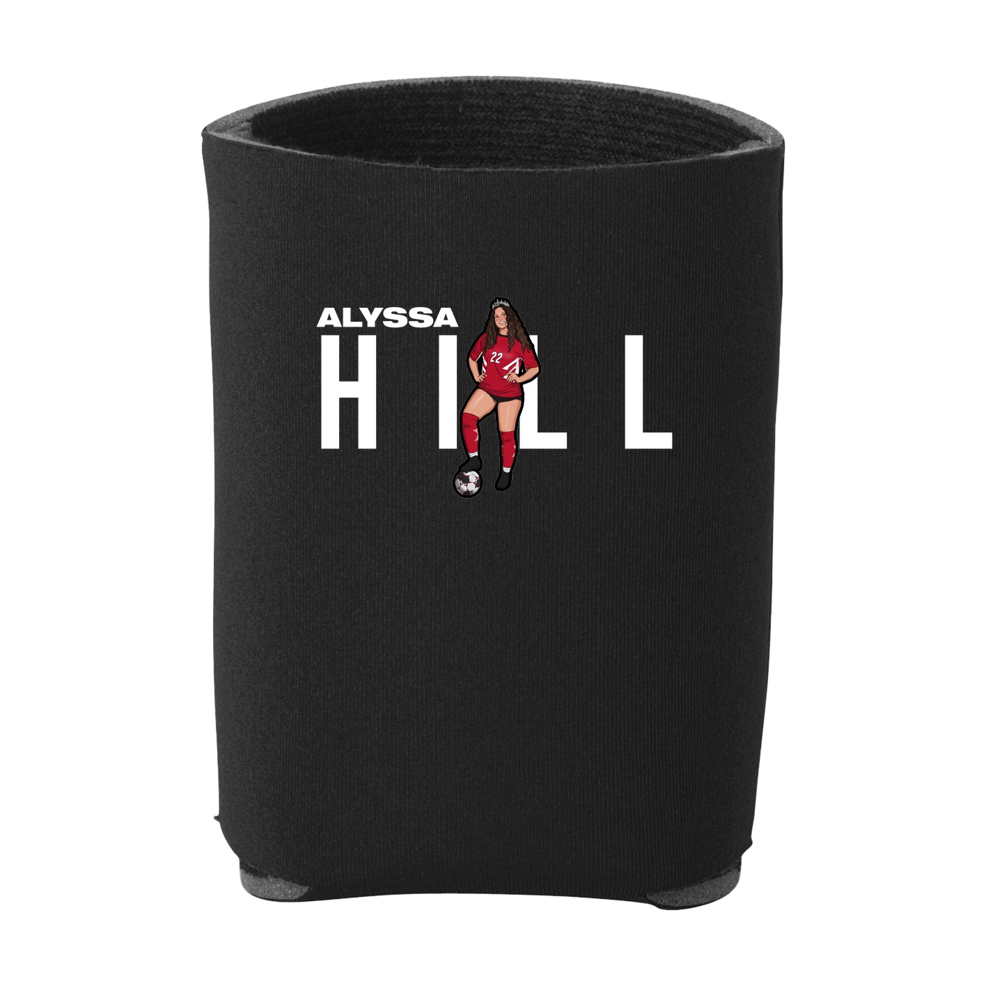 Can Holder — Player Name in Black