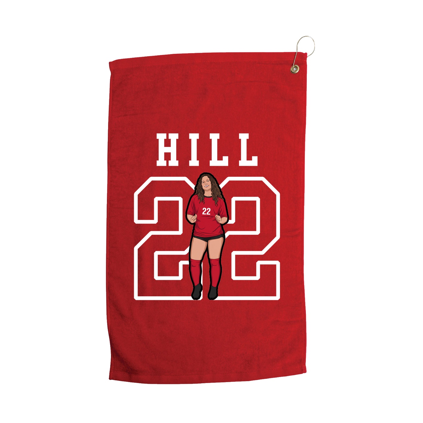 Golf Towel — Shirsey in Red