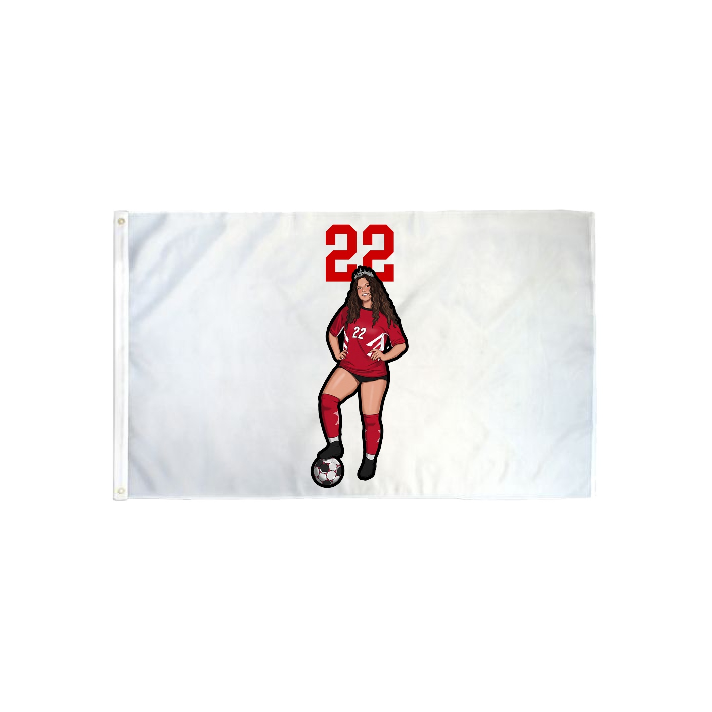 3x5 Flag — Number Top in Classic