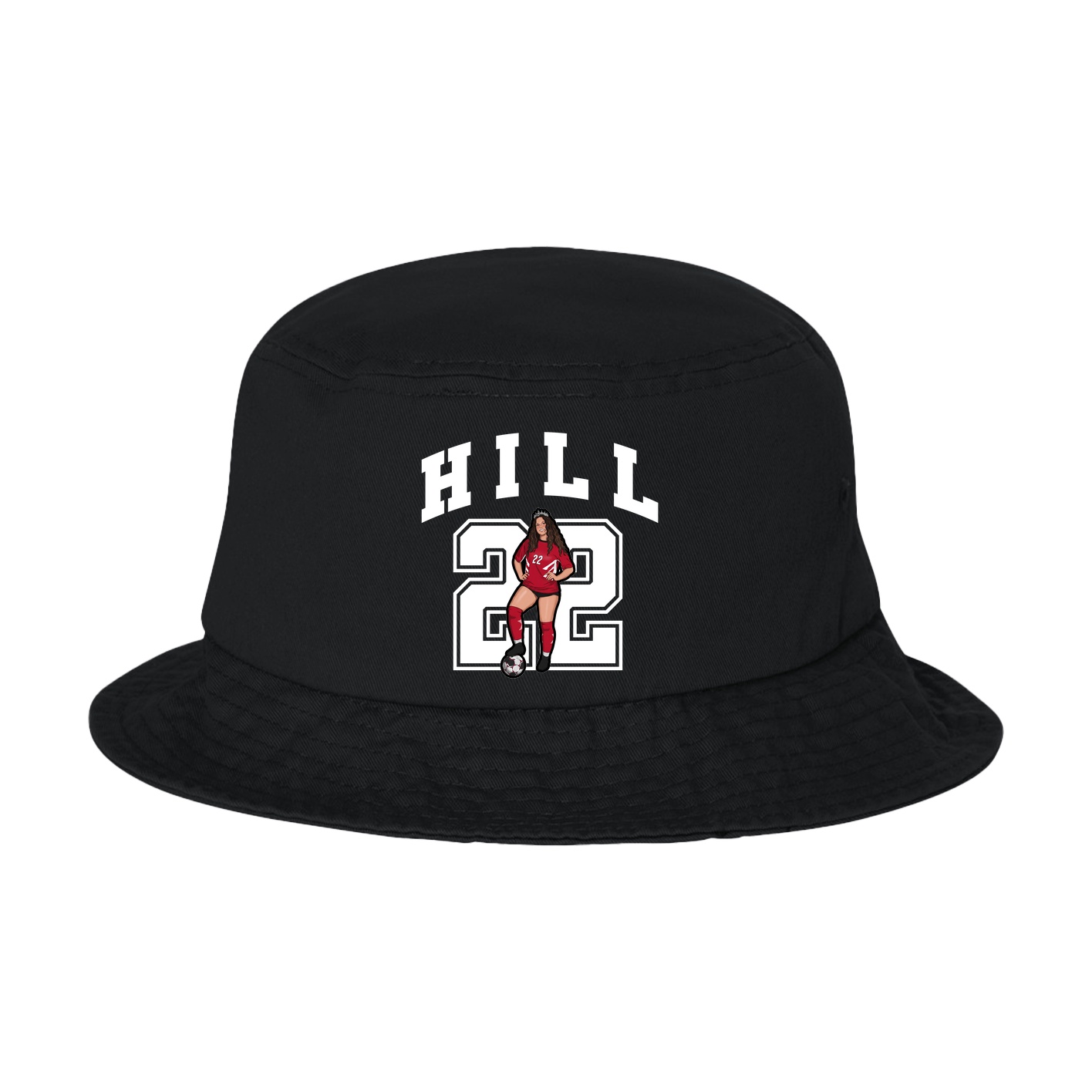Bucket Cap — Number in Black