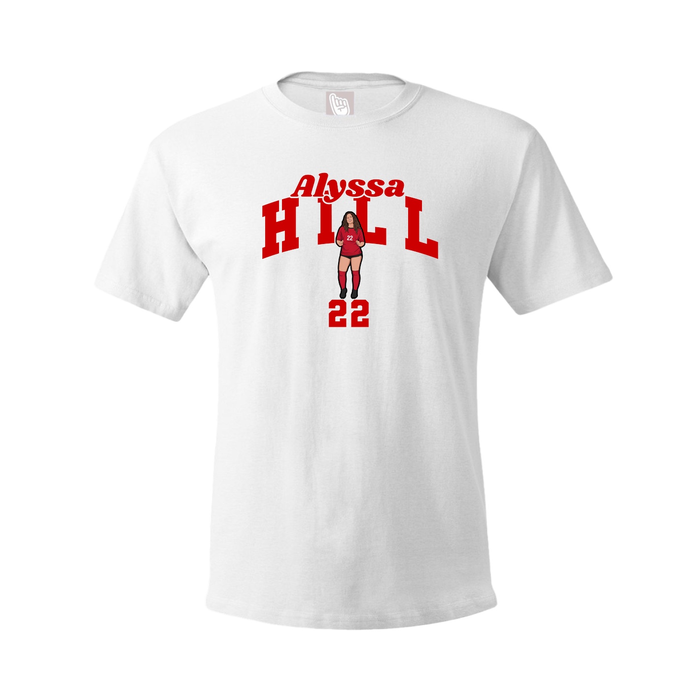 Youth Tee — Signature Arch in White