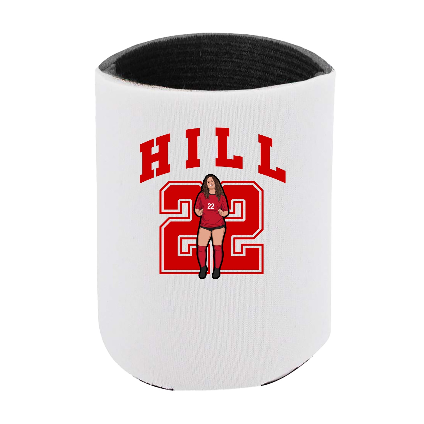 Can Holder — Number in White