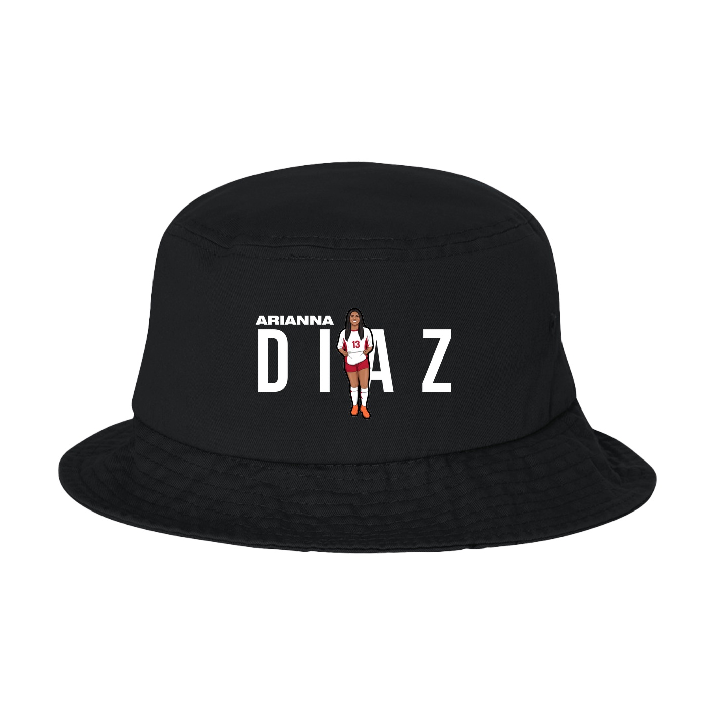 Bucket Cap — Player Name in Black