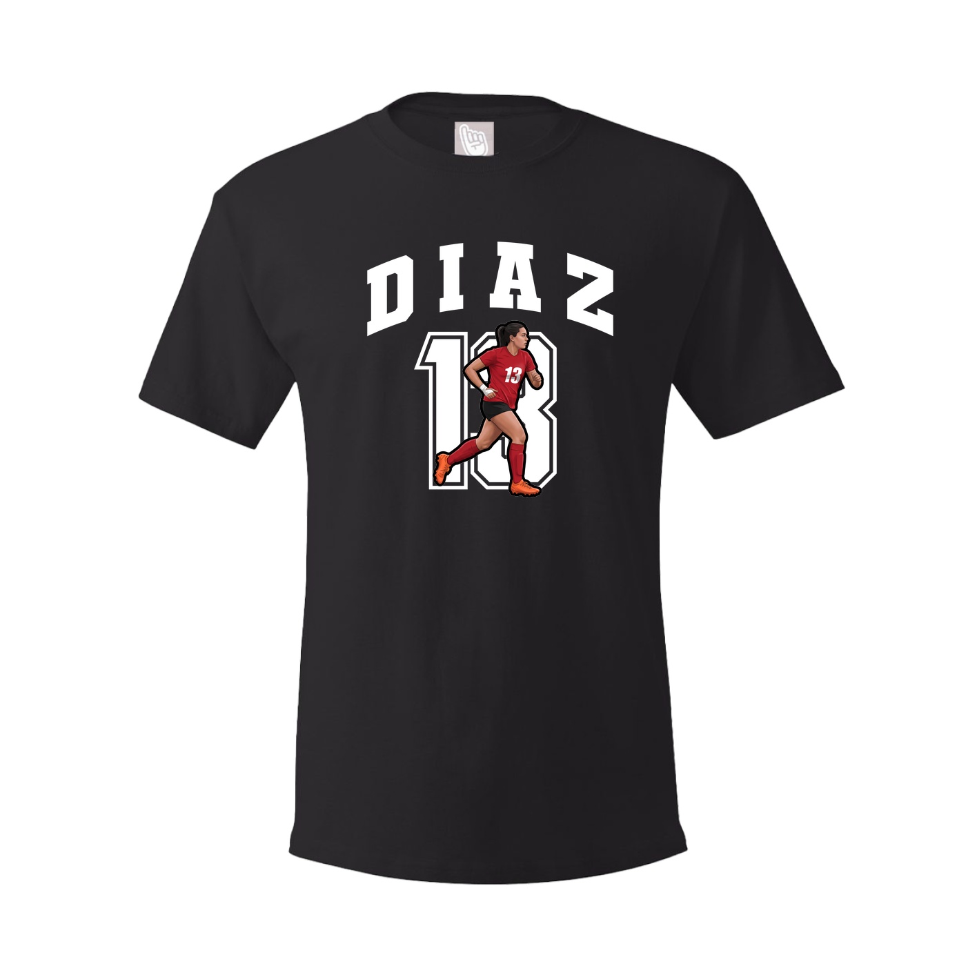Youth Tee — Number in Black