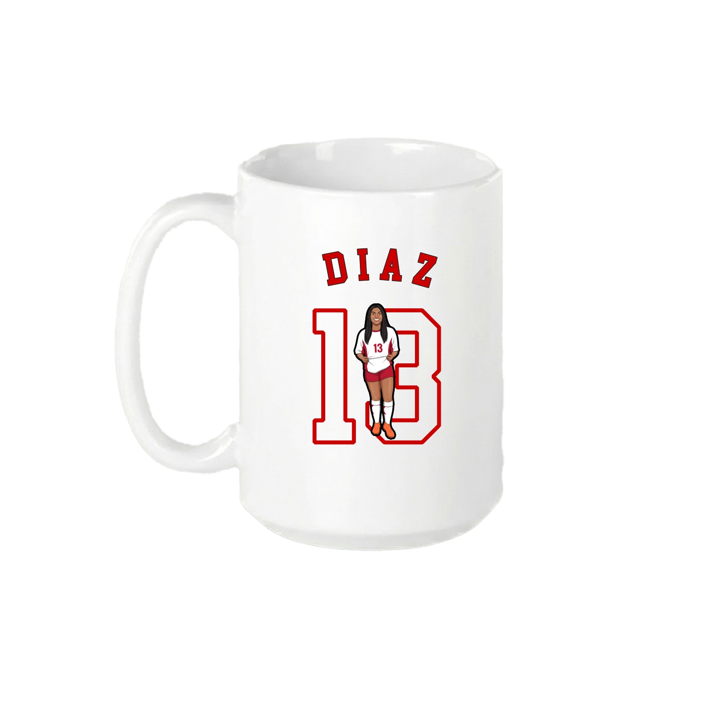 15oz Coffee Mug — Shirsey Arch in White