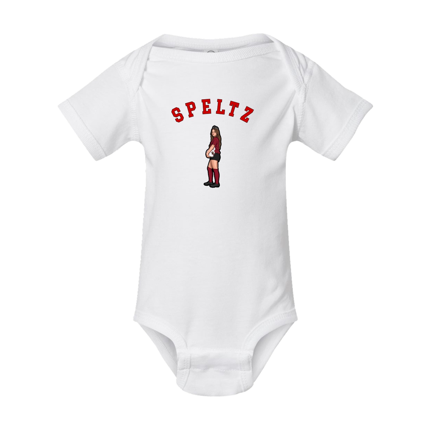 Baby Onesie — Shirsey Arch in White