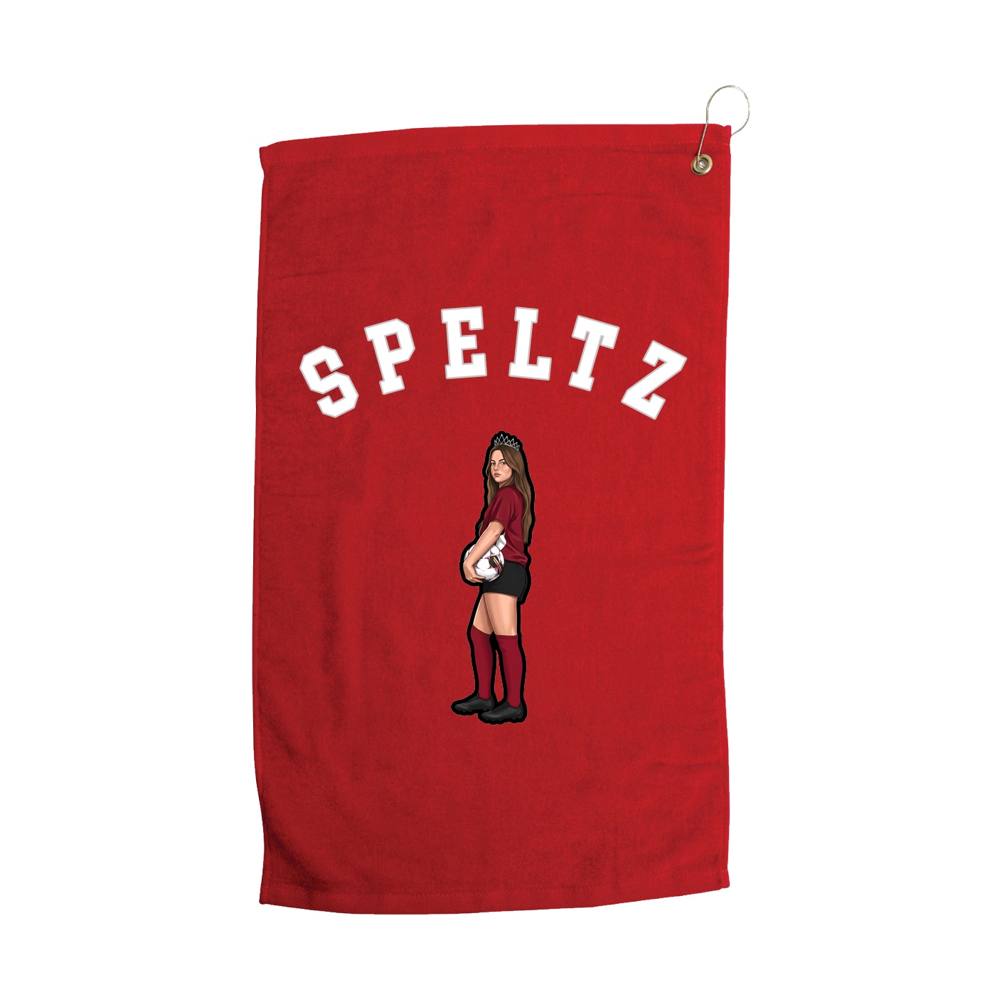 Golf Towel — Shirsey Arch in Red