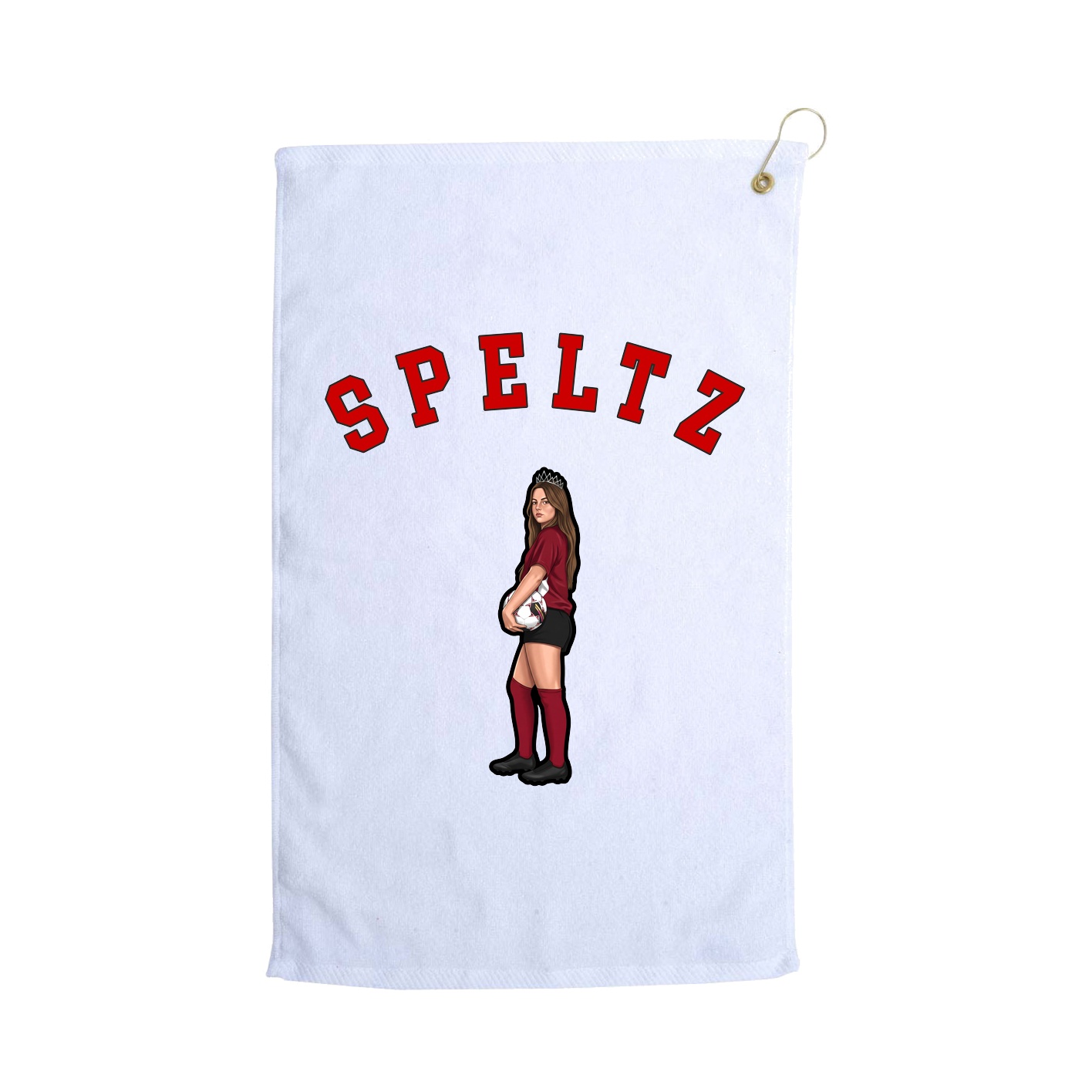 Golf Towel — Shirsey Arch in White